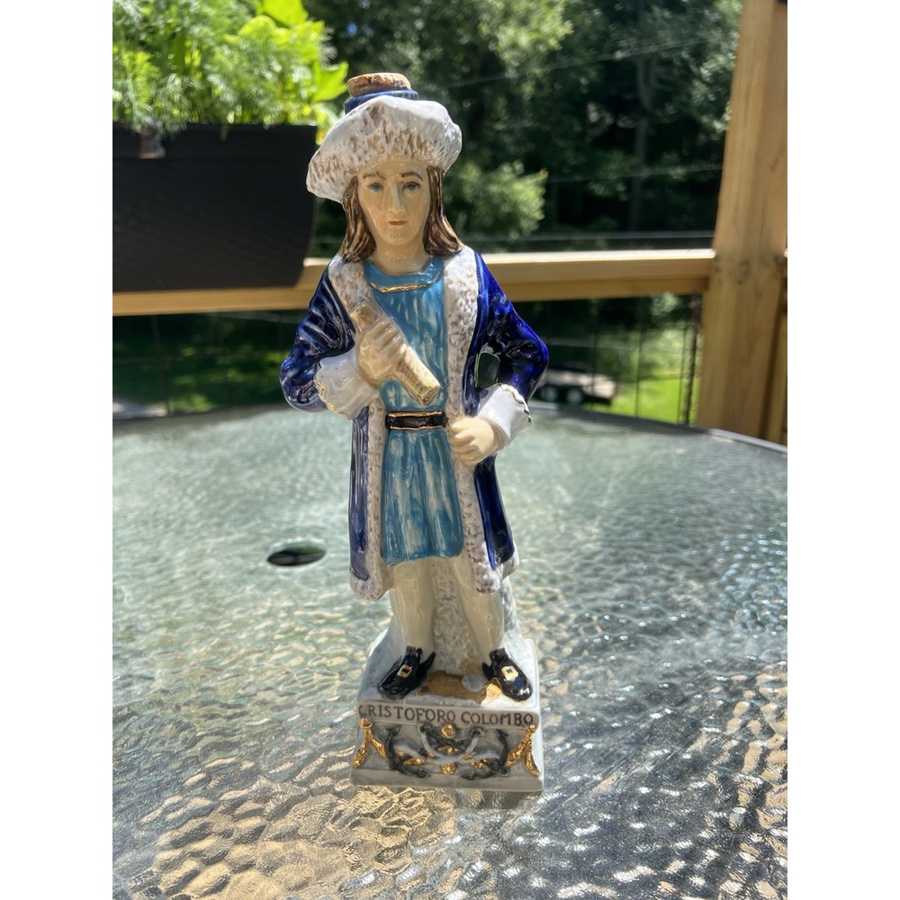 Vintage 1970 BARSOTTINI Christopher Columbus Liquor Decanter BANFI Italy Figural